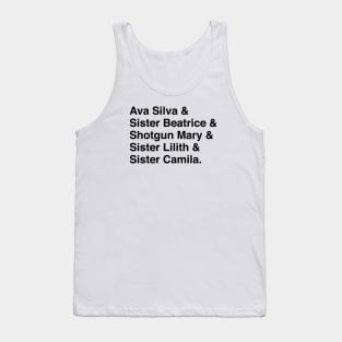 Character Names (v1) - Warrior Nun Tank Top